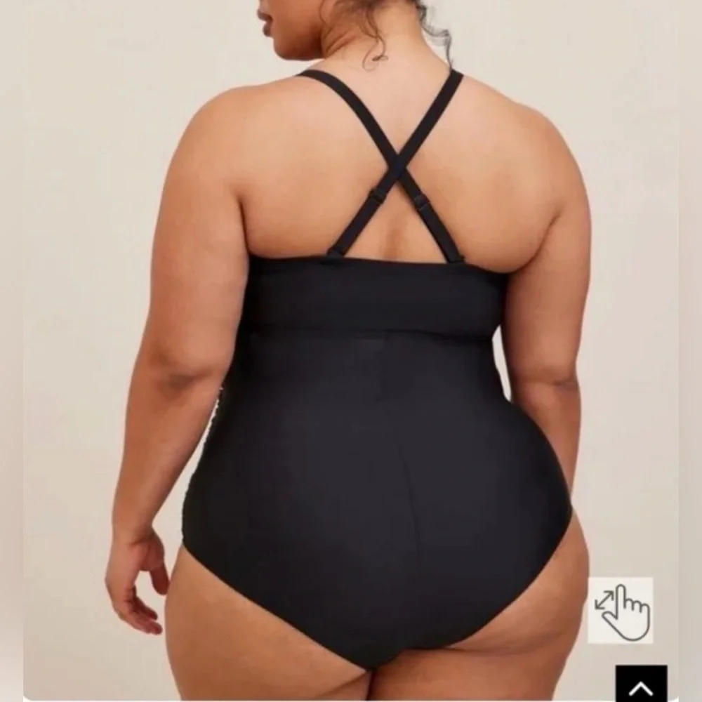 Torrid Black Women's Swimwear - Picture 2 of 5